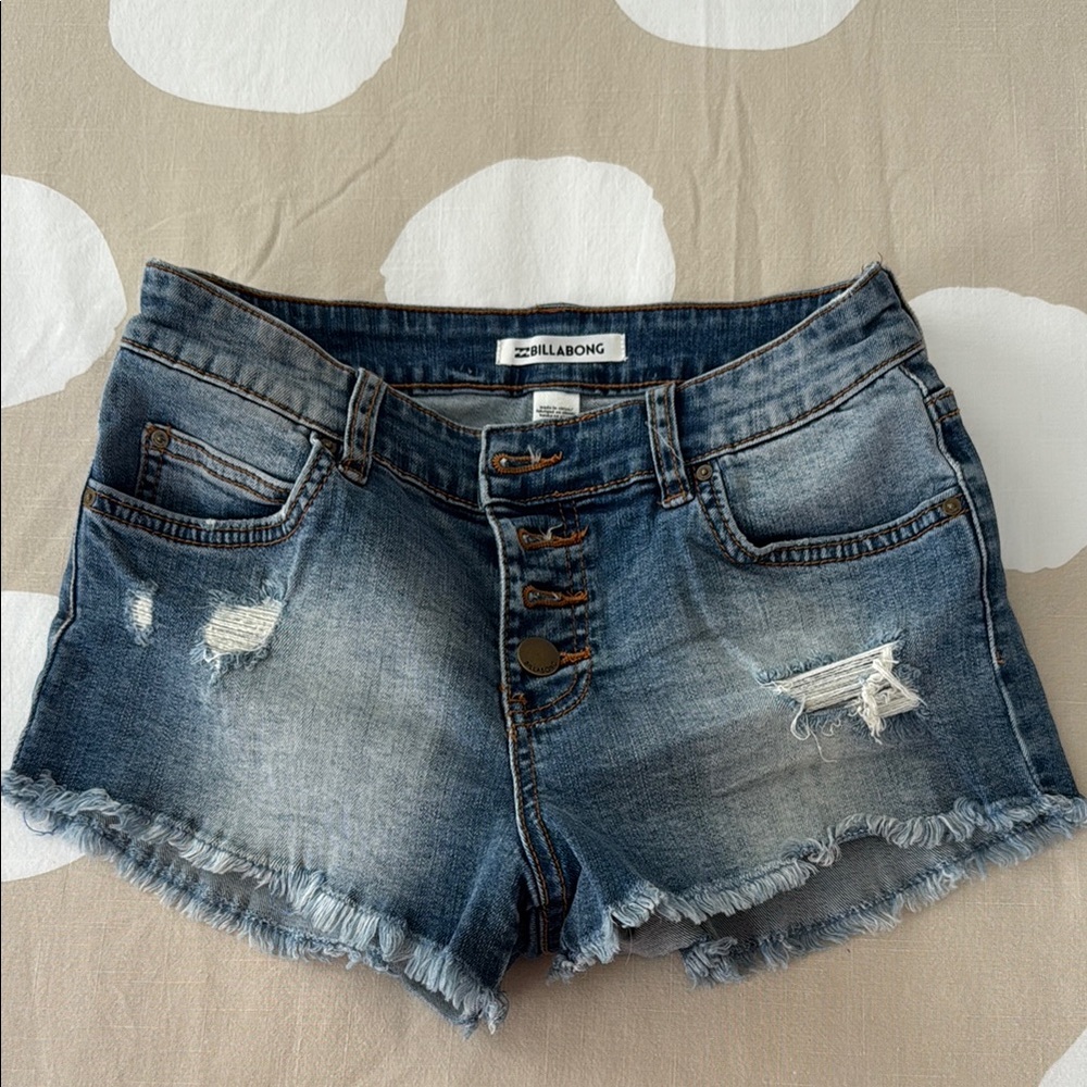 Billabong Distressed Denim Shorts